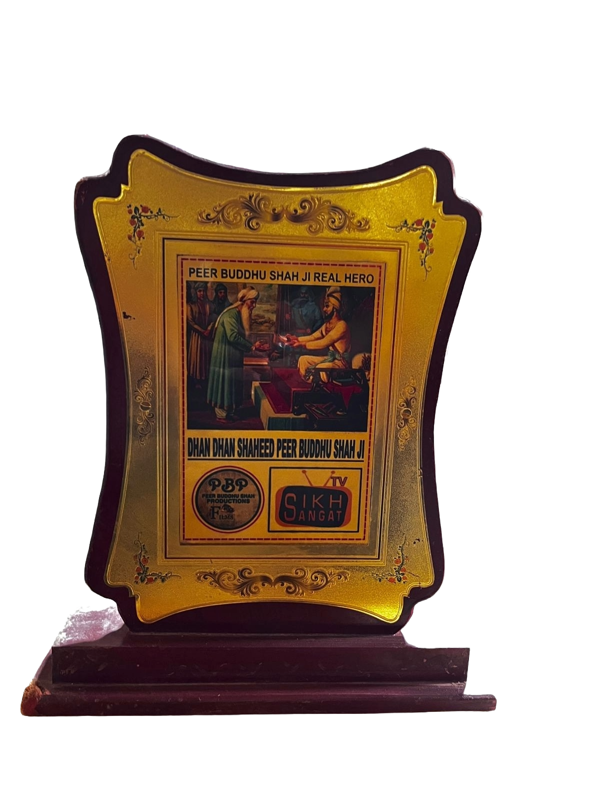 Peer Buddhu Shah Ji Real Hero recognition plaque